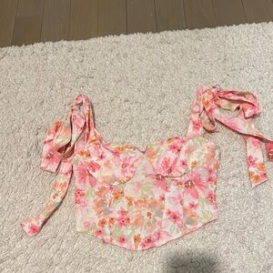 Floral Pink Women's Top